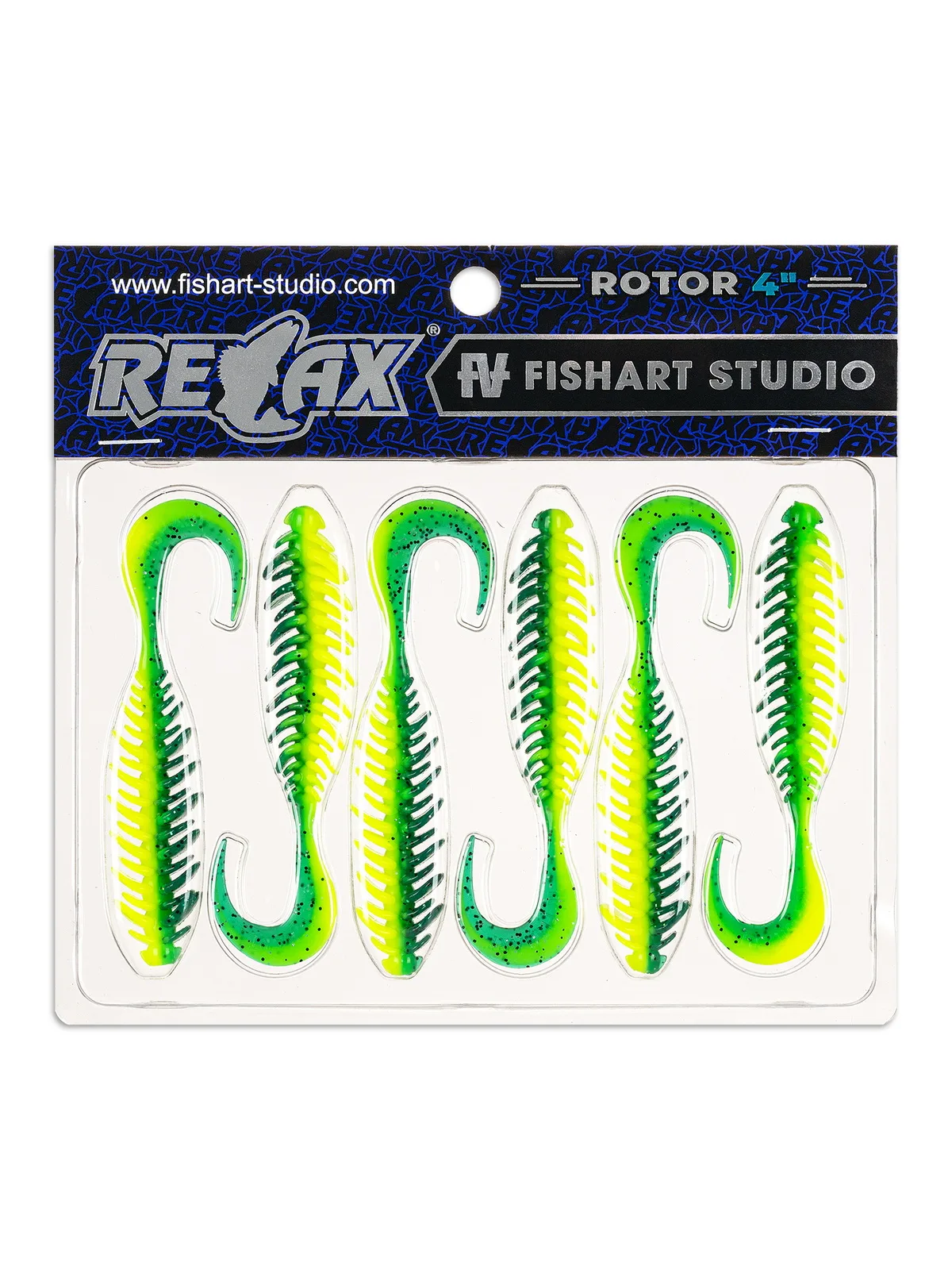 Твистер RELAX FA ROTOR 4" (10см) 6 шт.