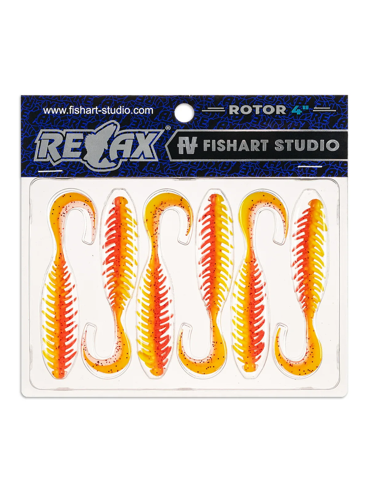 Твистер RELAX FA ROTOR 4" (10см) 6 шт.