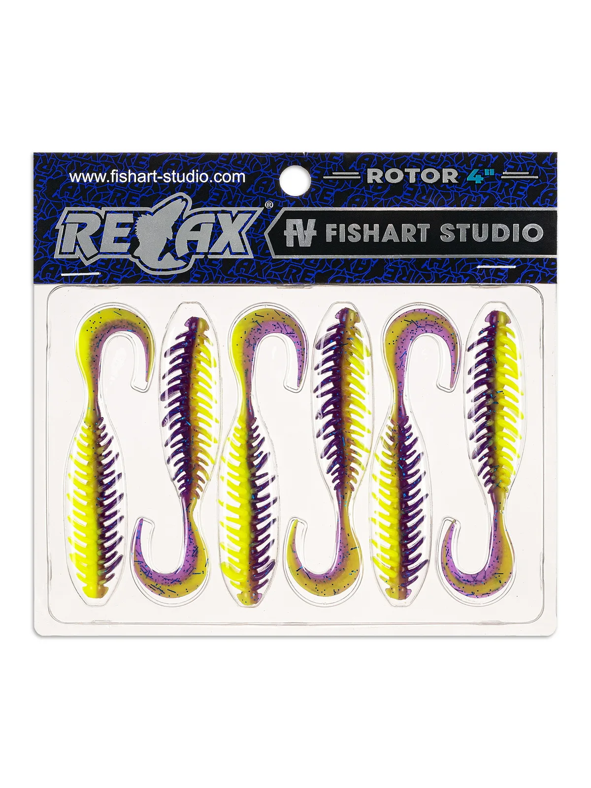 Твистер RELAX FA ROTOR 4" (10см) 6 шт.