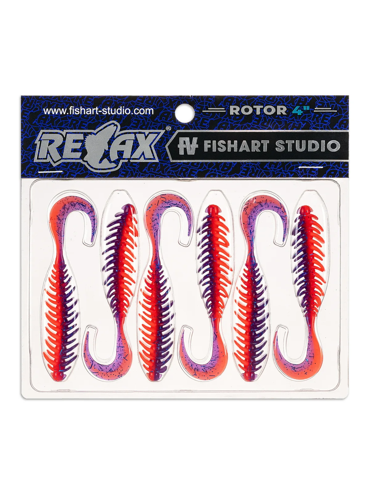 Твистер RELAX FA ROTOR 4" (10см) 6 шт.