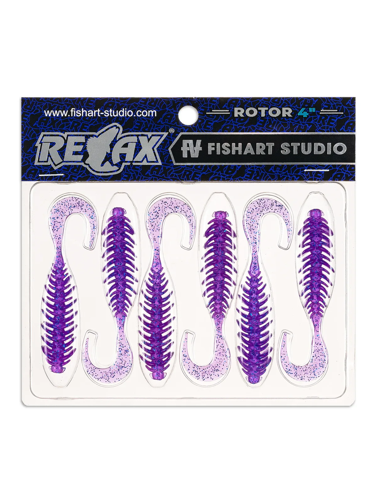 Твистер RELAX FA ROTOR 4" (10см) 6 шт.