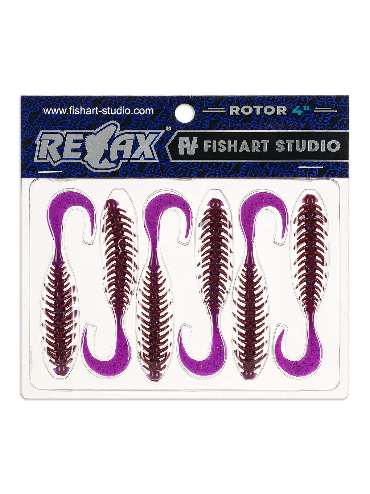 Твистер RELAX FA ROTOR 4" (10см) 6 шт.